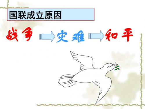 国际联盟ppt1 岳麓版