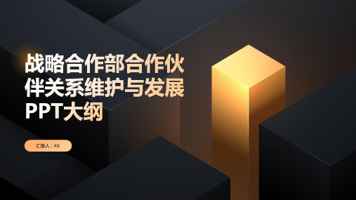 战略合作部合作伙伴关系维护与发展PPT模板