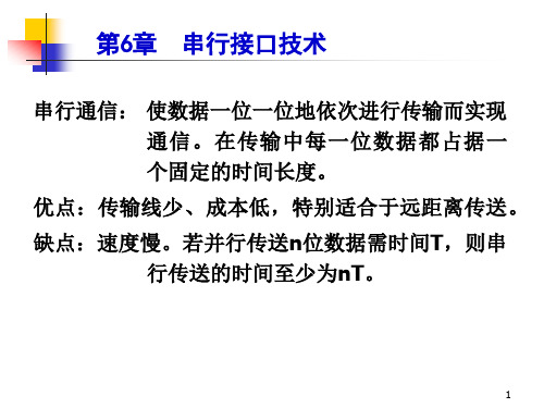 接口PPT课件第6章 串行接口.ppt