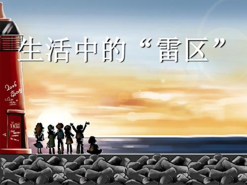 【初中政治】生活中的“雷区”ppt优秀课件2