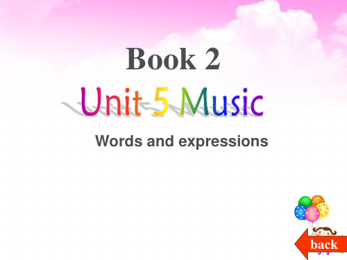 高中英语：Unit 5《Music》Vocabulary and expressions 新人教版必修2(必修2)(优秀课件)