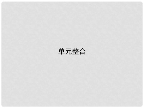 高中历史 第二单元 民主与专制的搏斗 单元整合课件 岳