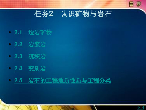 认识矿物与岩石