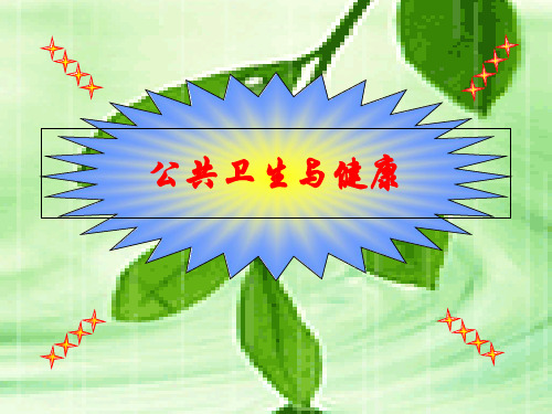 公共卫生与健康-PPT精选文档