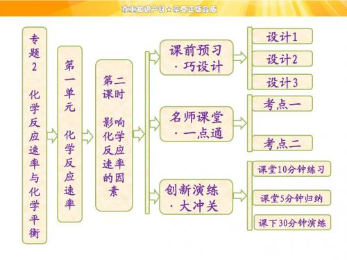 高中化学苏教版同步课堂配套课件 影响化学反应速率的因素