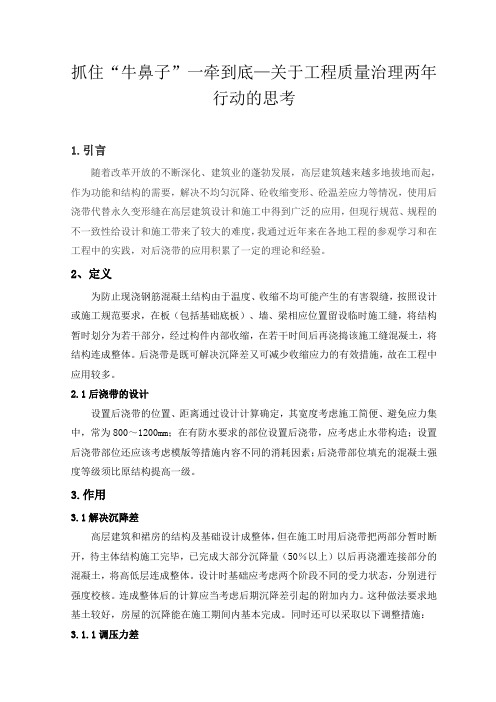 抓住“牛鼻子”一牵到底—关于工程质量治理两年行动的思考12