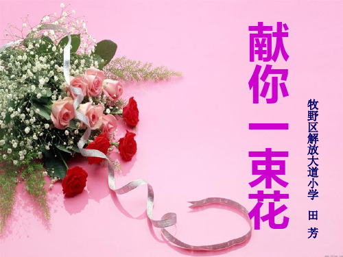 五年级上册语文课件-9.1 献你一束花 ▎北师大版(共27张PPT)