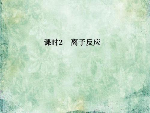 2019版高考化学浙江选考总复习(课件)专题2课时2离子反