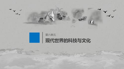 2019-2020学年新素养高中历史必修3岳麓版第六单元 (5)
