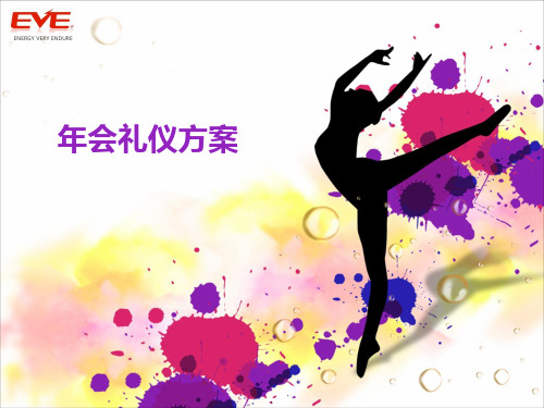 年会礼仪方案ppt