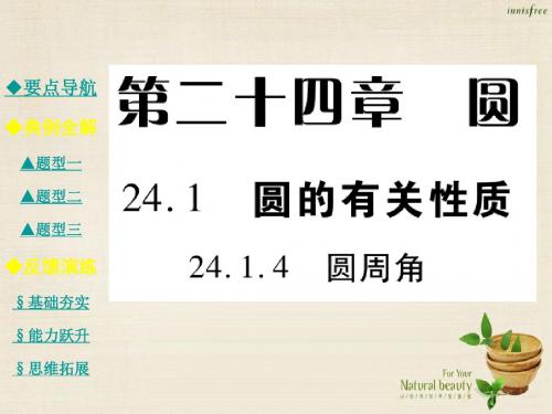 九年级数学上册24.1.4圆周角课件(新版)新人教版 (1)
