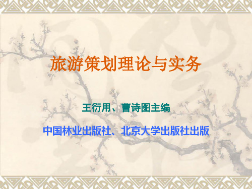 第1章旅游策划概述