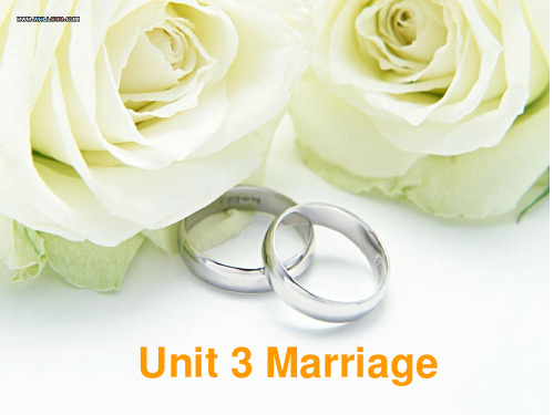 Unit3 marriage