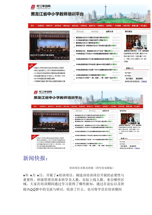 简报模板