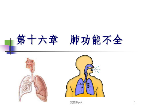 【学习课件】第十六章-肺功能不全-(难点)
