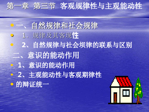 《马克思主义基本原理》课件PPT：第一章第三节 客观规律性与主观能动性