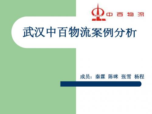 武汉中百物流案例