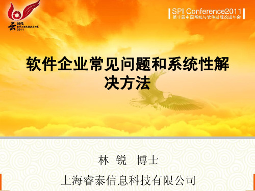 软件企业常见问题和系统性解决方法