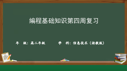 高中信息技术必修一3.2.2到3.2.4python程序实现顺序结构、分支结构、循环结构课件