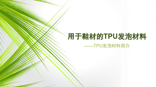 用于鞋材的TPU发泡材料简介