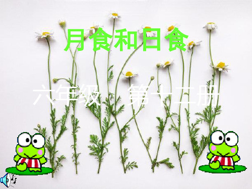人教版月食和日食ppt教学课件