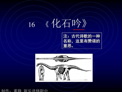 化石吟PPT课件55 人教版 (共19张PPT)