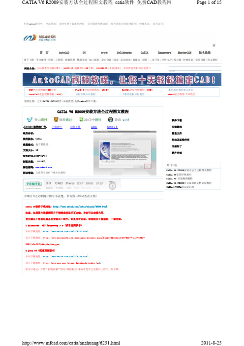 CATIA V6 安装说明