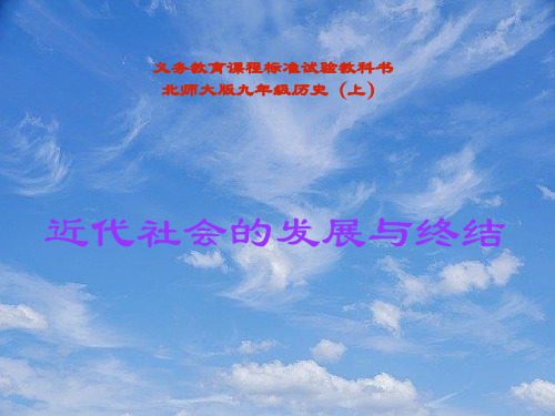 九年级历史上册《第十六课武士领导的社会变革》课件
