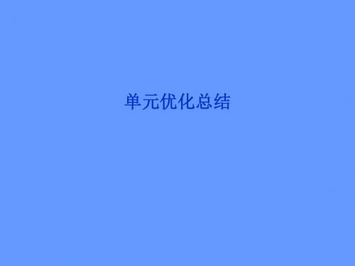 【精品同步课件】人民版历史必修1专题六单元优化总结