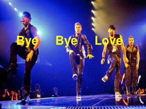 歌词Bye     Bye     Love