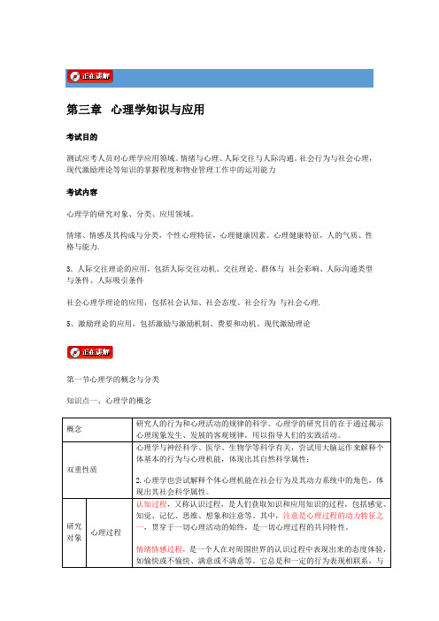 物业管理师综合第三章
