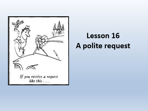 新概念英语第二册Lesson 16   72PPT