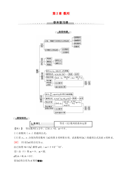2020学年高中数学第2章数列章末复习课讲义苏教版必修5(2021-2022学年)