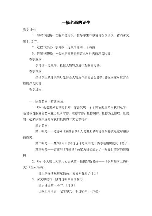 一幅名画的诞生