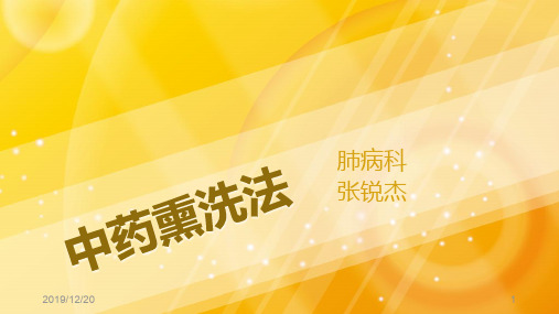 中药熏洗法PPT课件
