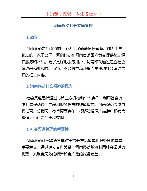 河南移动社会渠道管理 (2)