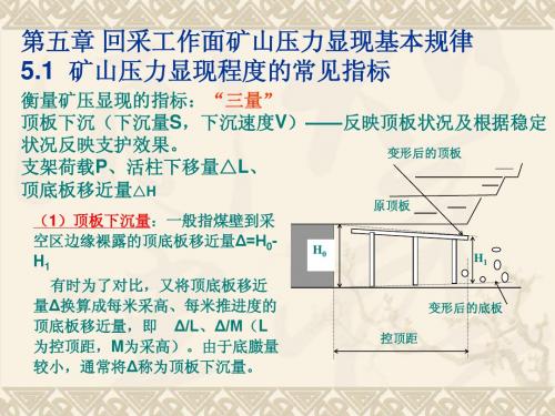 5[1].(第五章)-回采工作面矿山压力显现基本规律