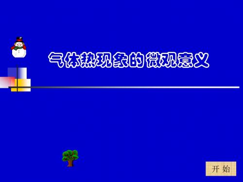 气体热现象的微观意义优秀课件 人教课标版