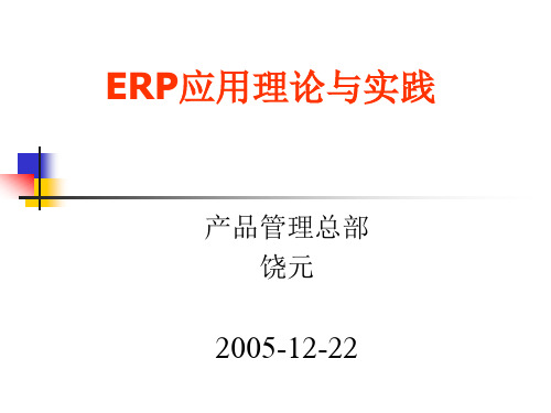 ERP应用理论与实践.ppt