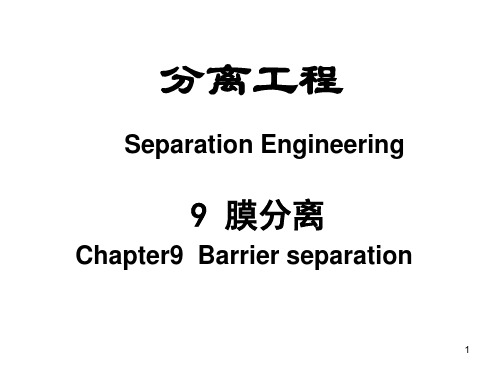 第9章膜化学分离工程案例