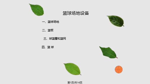 篮球场地及规则PPT课件