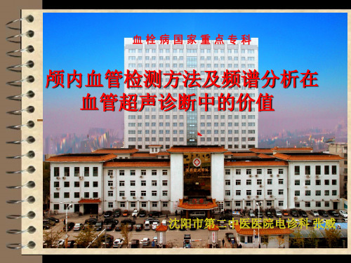 TCD脑彩超基本知识