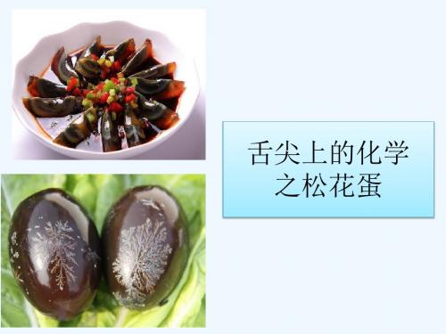 化学人教版九年级下册舌尖上的化学之松花蛋