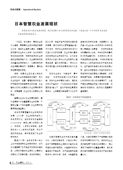 日本智慧农业发展现状
