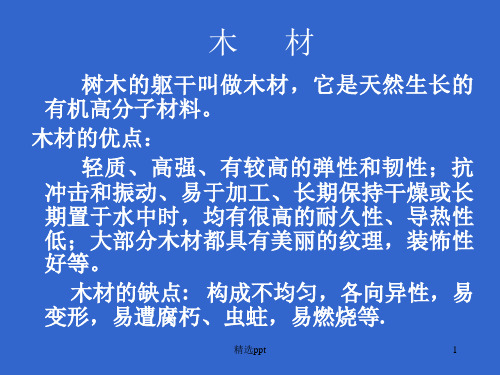 《木材基本知识》PPT课件