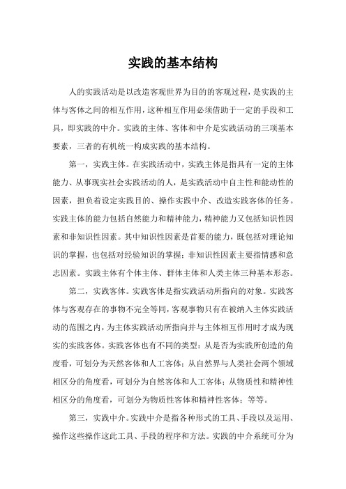 实践的基本结构