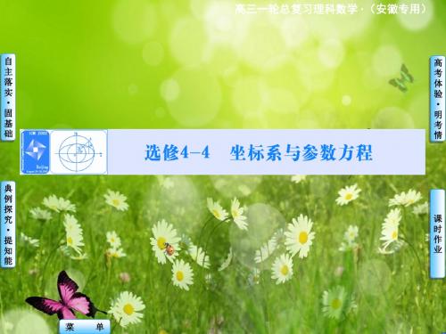 高考数学(理)总复习备考指导课件：选修4-4 第1节 坐标系(共44张PPT)