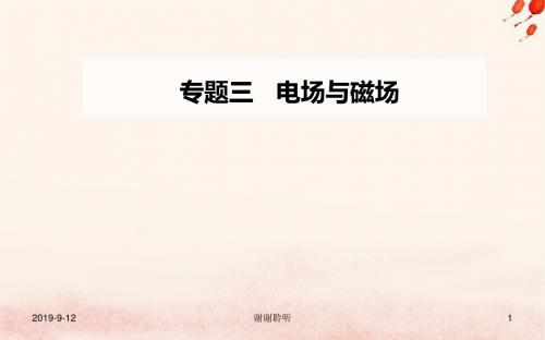 高考物理二轮复习第一部分专题三电场与磁场第二讲磁场及带电粒子在磁场中的运动课件.ppt