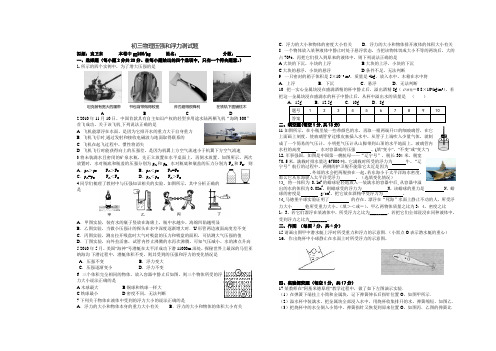 压强和浮力测试