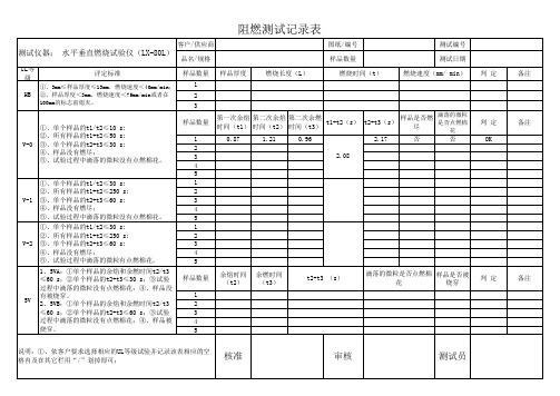 6-阻燃测试报告-模板案例
